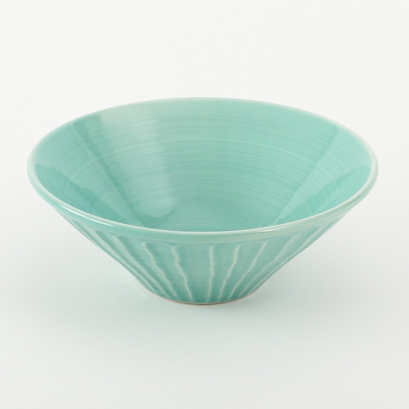 深鉢 トルコ青磁 しのぎ 4-973の通販｜東京インテリア公式通販