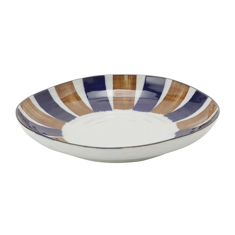 深皿 渦 7寸深皿 茶の通販｜東京インテリア公式通販