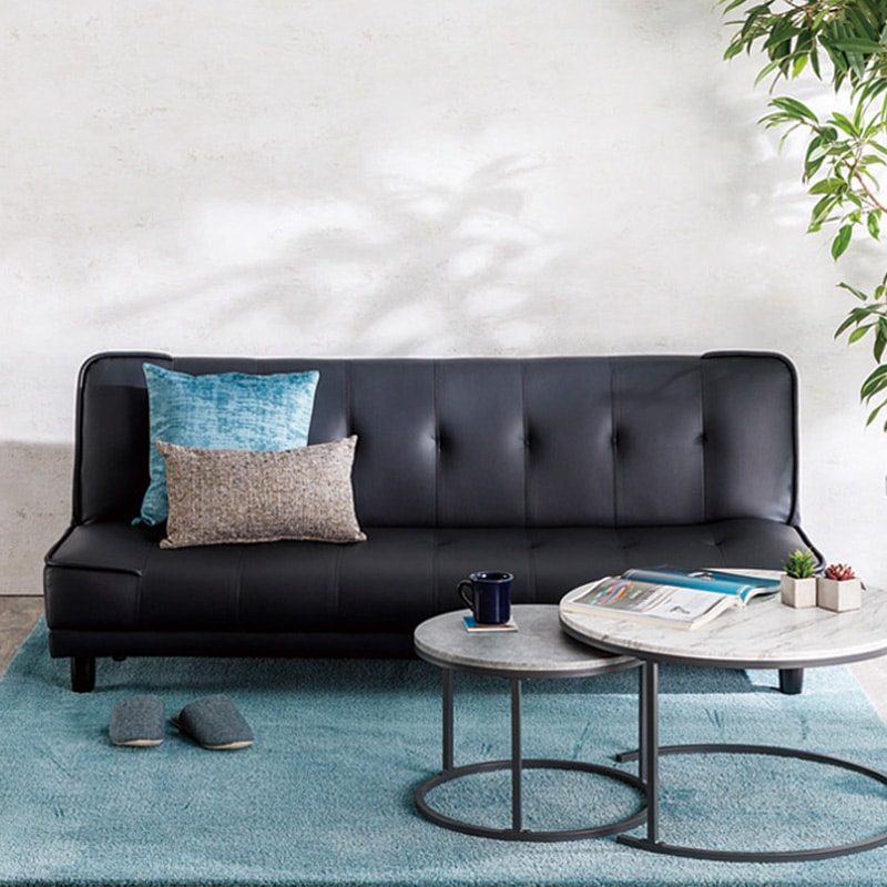 ショップ 3人掛けカウチソファ ソファカバー付き 東京インテリア 3人