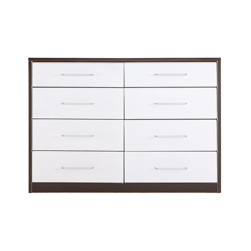 ローチェスト ライアン 120-4 BR/WH【大型商品配送便でのお届け】 の