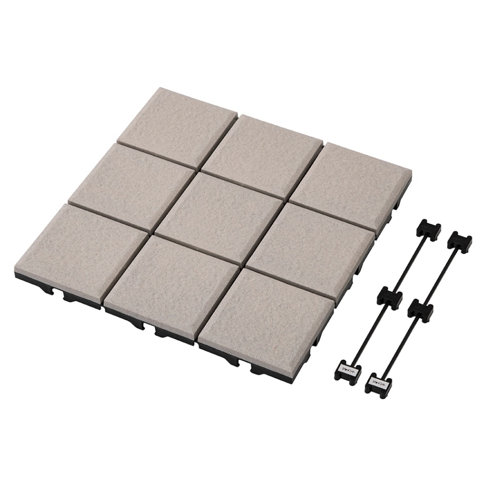 プラデッキ ベージュ 9枚ｾｯﾄ MIT-JD02BE/9S 【色や質感の違いによる