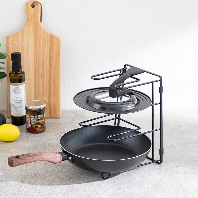 フライパンスタンド Andy フライパン BKの通販｜東京インテリア公式通販