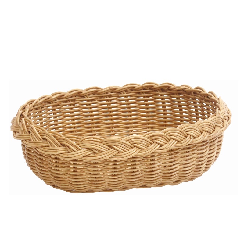 洗える手編みのカゴバスケット ユティル 9234-0024 ナイールオーバル