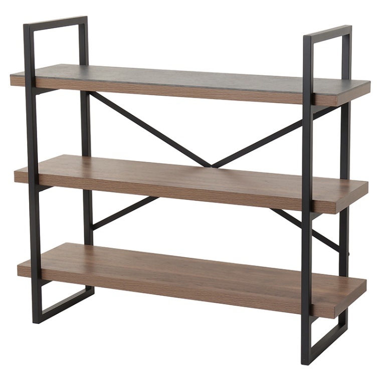 リビングシェルフ IF Theory TH-06 90 BR【お客様組立商品】の通販