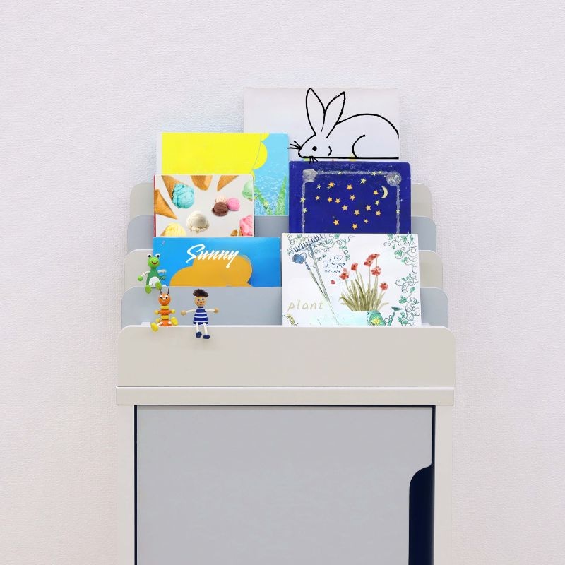 5月11日までの期間限定値下げ！】絵本ラック(ハーフ) ママチャーム IF