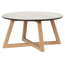 リビングテーブル 天板TSDL-080 WTC+脚TSDL-A NOK【大型商品配送便でのお届け】