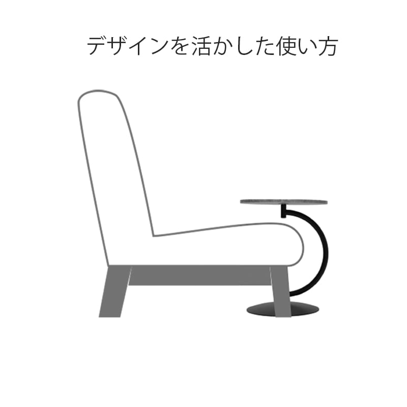 サイドテーブル SST-960 DB【お客様組立商品】の通販｜東京インテリア