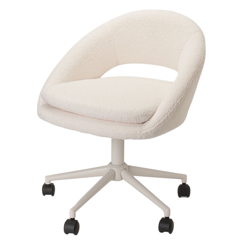 ホワイトプラスチックチェア キャスター付き LIFELEX プラスチックチェア XDC－101: 収納庫 物置