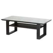 センターテーブル トラファルガー 1200CT GY 天板AGC製強化ガラス【大型商品配送便でのお届け】