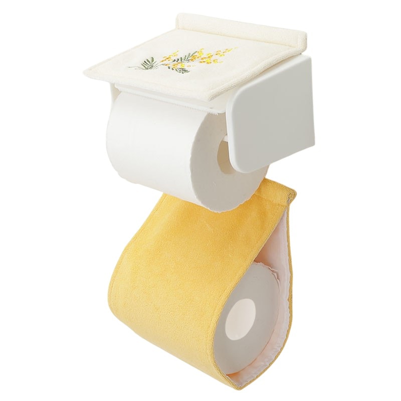 トイレットペーパーホルダーカバー*handmade* ペーパーホルダーカバー ミモザの通販｜東京インテリア公式通販
