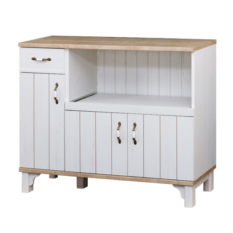 カウンターワゴン ブランパーニュ IF BLP-9011SLWH 白井産業【お客様