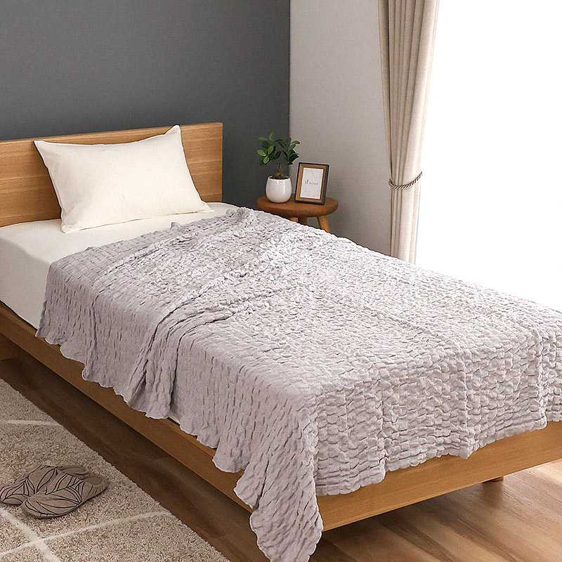 タオルケット if くしゅくしゅ GY if homeの通販｜東京インテリア公式通販