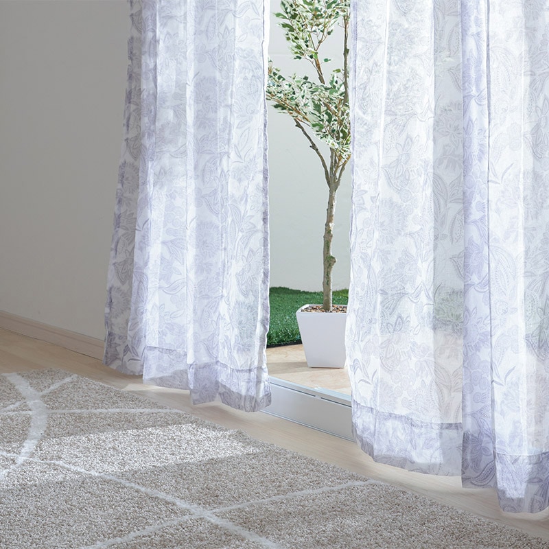 TOKYO interior カーテン 2セット 既製レース バルーチ GY ※3サイズ有の通販｜東京インテリア公式通販