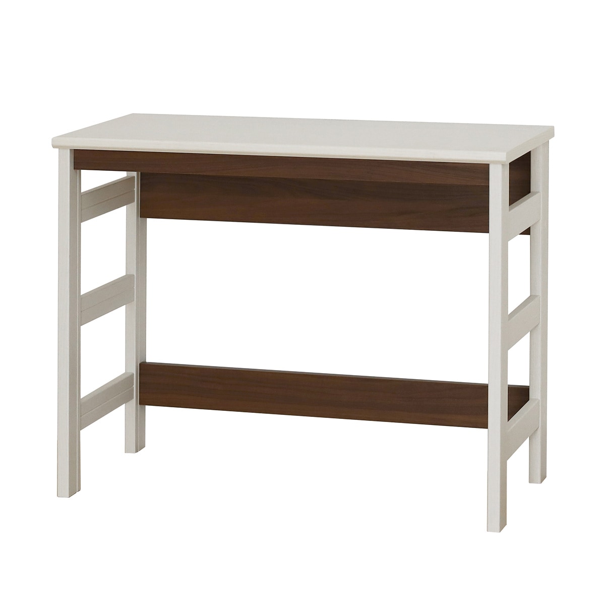 デスク ネオリーブ IF NLI-7090DESK WH/BR 白井産業【お客様組立商品