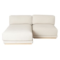 カウチソファ2点セット マテウス 1S + シェーズロング【大型商品配送】