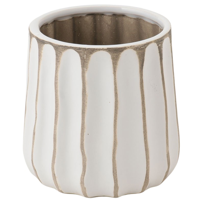 アイズピリホワイトセメント製装飾プランター プランター HH31316ムディゴプランターSの通販｜東京インテリア公式通販