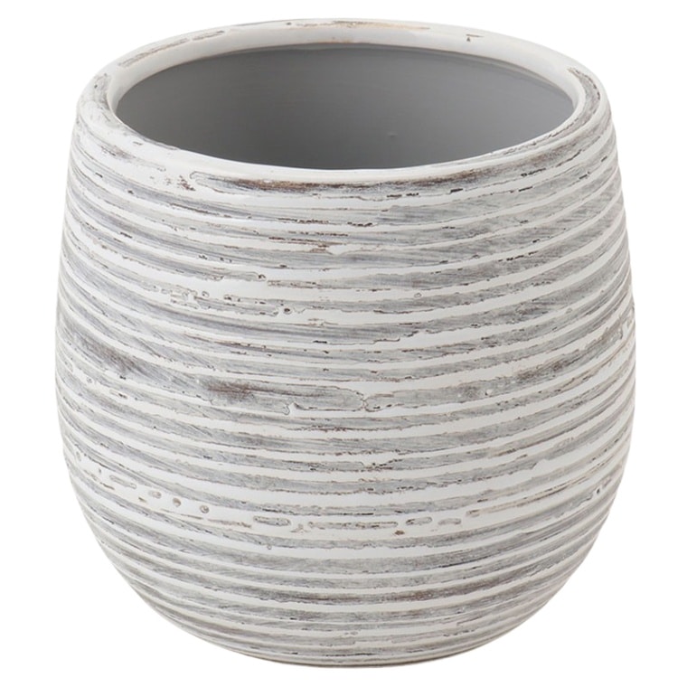 プランター HT7612セメントポットチューブS WHの通販｜東京インテリア