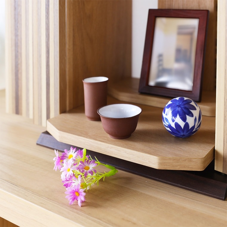 仏壇 こもれび KRB-4030D NA 白井産業【完成品】《オンラインショップ