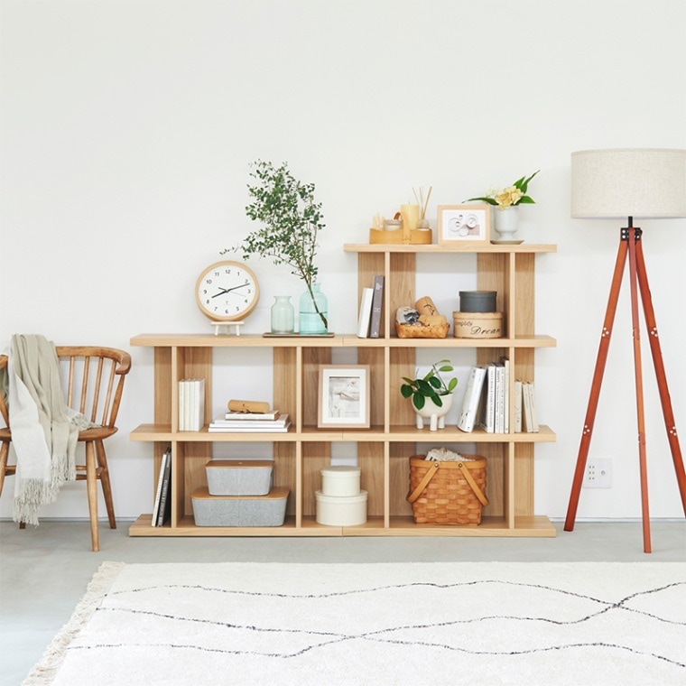 お値下げ　本棚　オープンラック　アイボリー オープンラック セルオリア SO1-1180 白井産業【お客様組立品