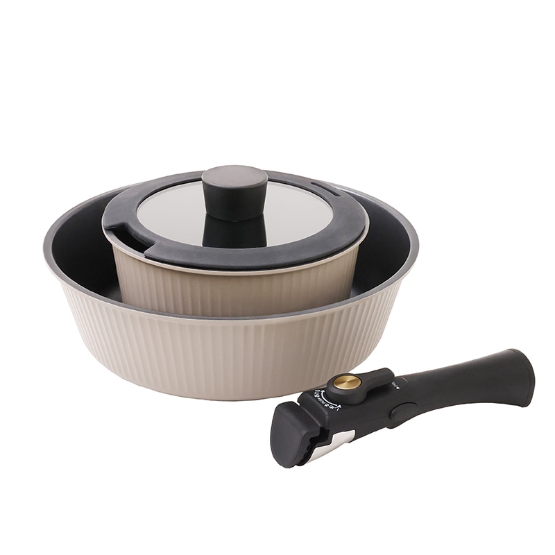 フライパンセット if 着脱できる4点セット GBE【ガス・IH対応】の通販