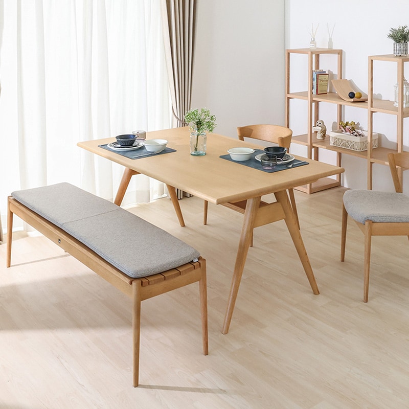 ダイニング4点セット KUKKA テーブル TJT-1150 ONR + チェア KUC-1140