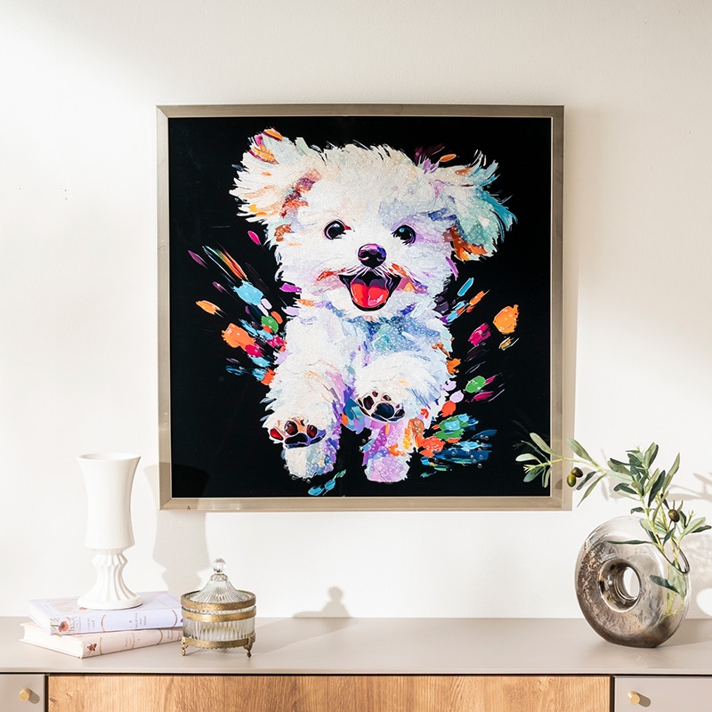 キラキラアート IF Skypaw マルチーズの通販｜東京インテリア