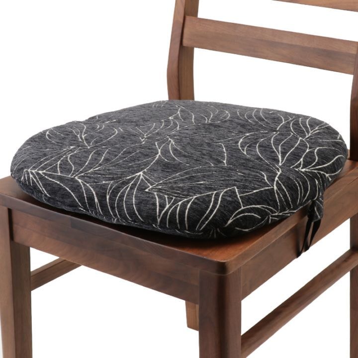 のぶさん　シェニールダイニングシートクッション　グレー　4枚セット Amazon.co.jp: ダイニングチェア クッション、4枚 セット 洗える