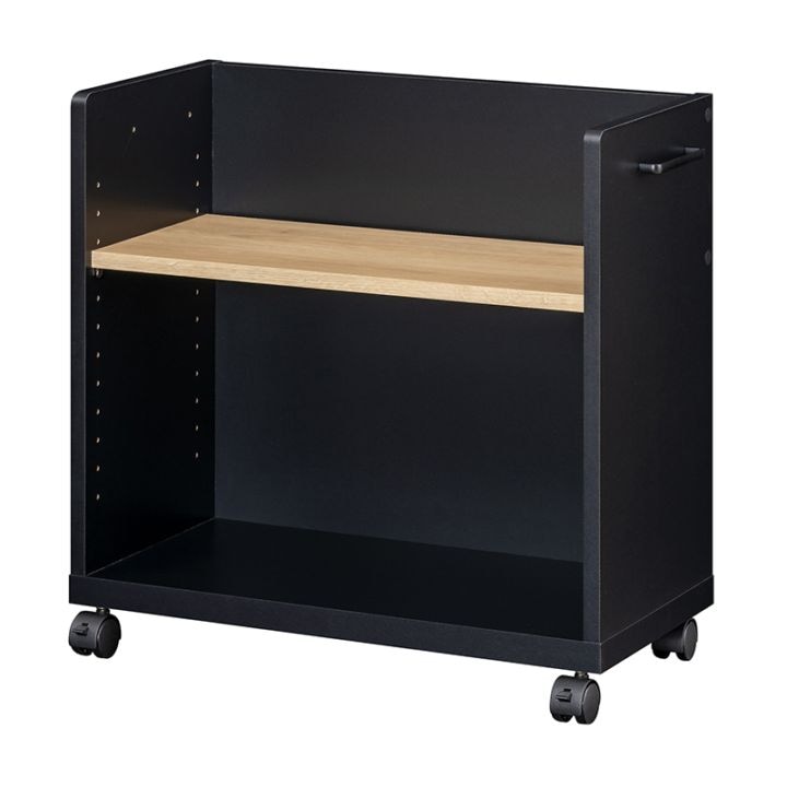 デスクワゴン オフィスコ2 OBK-6060P BK 白井産業【お客様組立商品