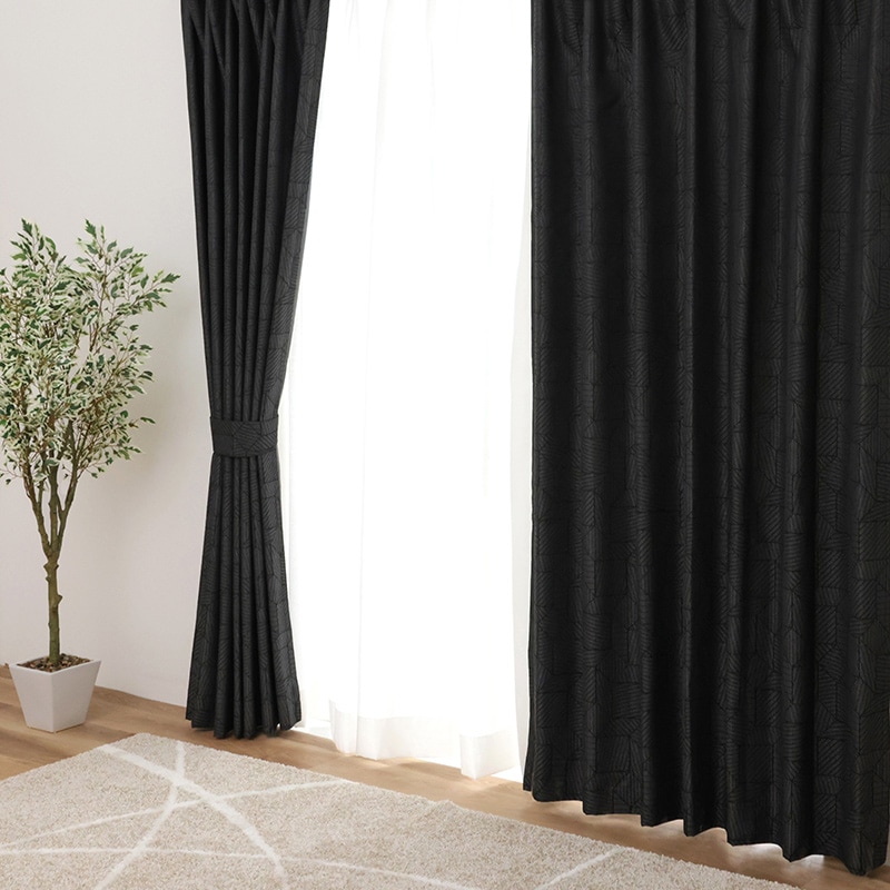 既製カーテン クロス BK ※3サイズ有の通販｜東京インテリア公式通販