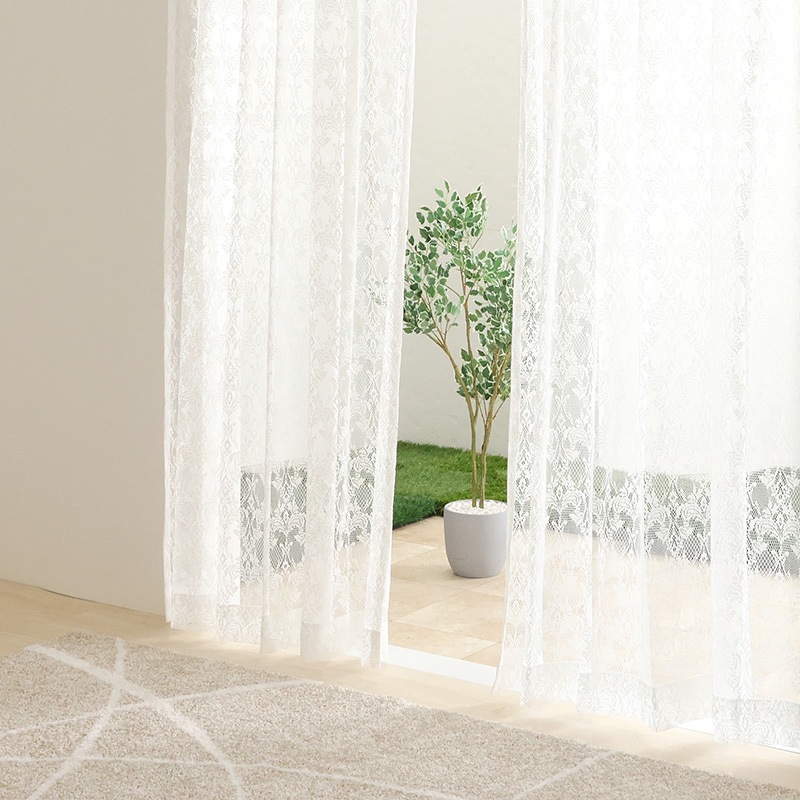 新品未使用‼️東京インテリア ‼️ ホワイトレースカーテン 日本製 既製レース サリク WH ※6サイズ有の通販｜東京インテリア公式通販