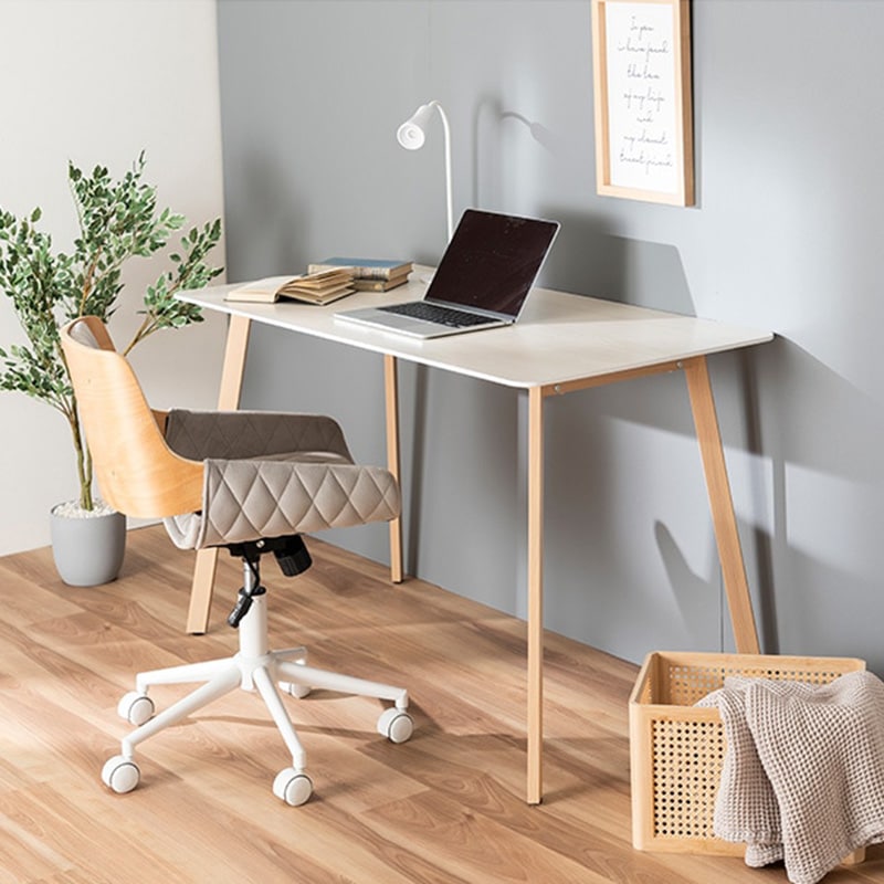 兼用デスク IF ヒュミュー WH/NA【お客様組立商品】の通販｜東京