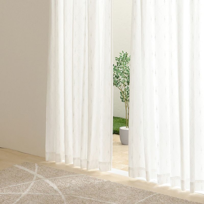 新品未使用‼️東京インテリア ‼️ ホワイトレースカーテン 日本製 既製レース サリク WH ※6サイズ有の通販｜東京インテリア公式通販