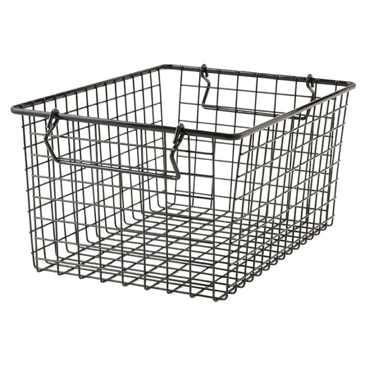 スタッキングバスケットL IF ANDY スタッキングL BKの通販｜東京