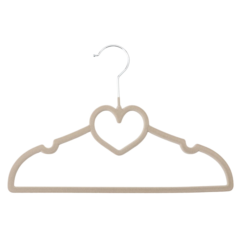 キッズハンガー5P IF ハートが可愛い起毛ハンガー PHA06711 5本セット