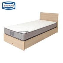 ベッドフレーム バームカーブ DR ASN タンピン【大型商品配送】|フレーム|ベッド・マットレス