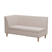 カウチR LD-カドル 木脚 ソファカバー カウチR IVアイボリー【大型商品配送】