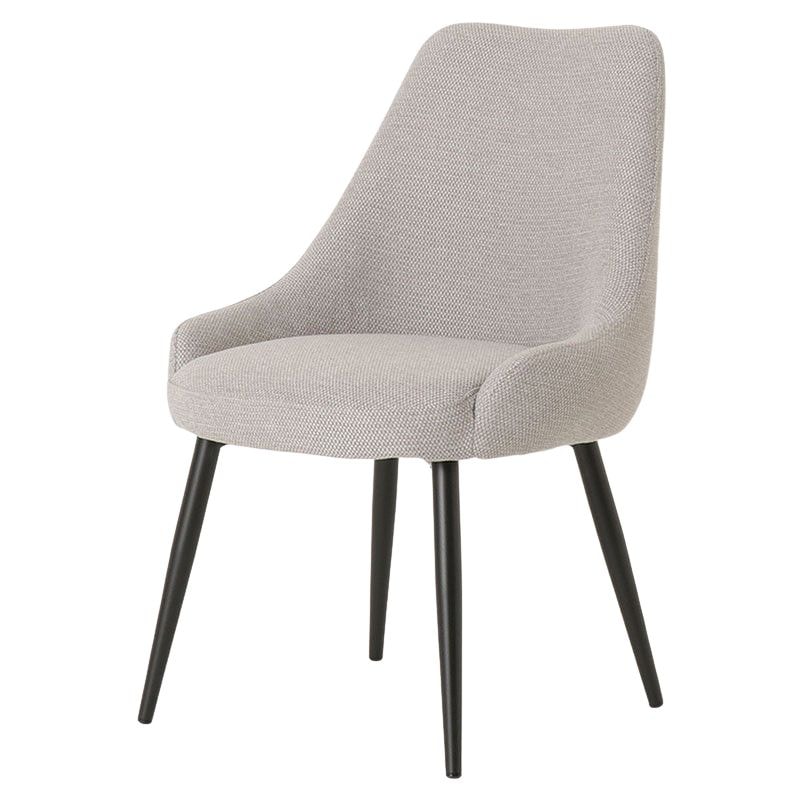 ダイニングチェア　グレー　東京インテリア ダイニングチェア ポアレ 固定脚【大型商品配送便でのお届け】の