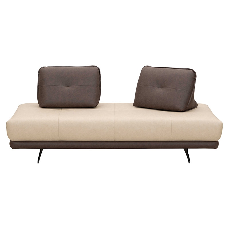 ソファセット LUTIE sofa SAND-DBR/IV＋LUTIE cushion SAND-DBR 【大型
