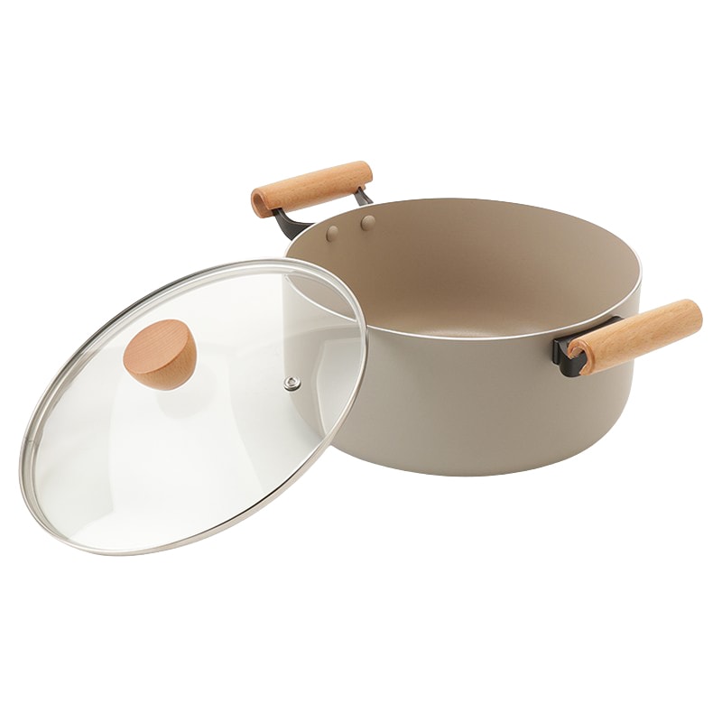 両手鍋 スプル 深型両手鍋24cm BE【ガス・IH対応】 の通販｜東京