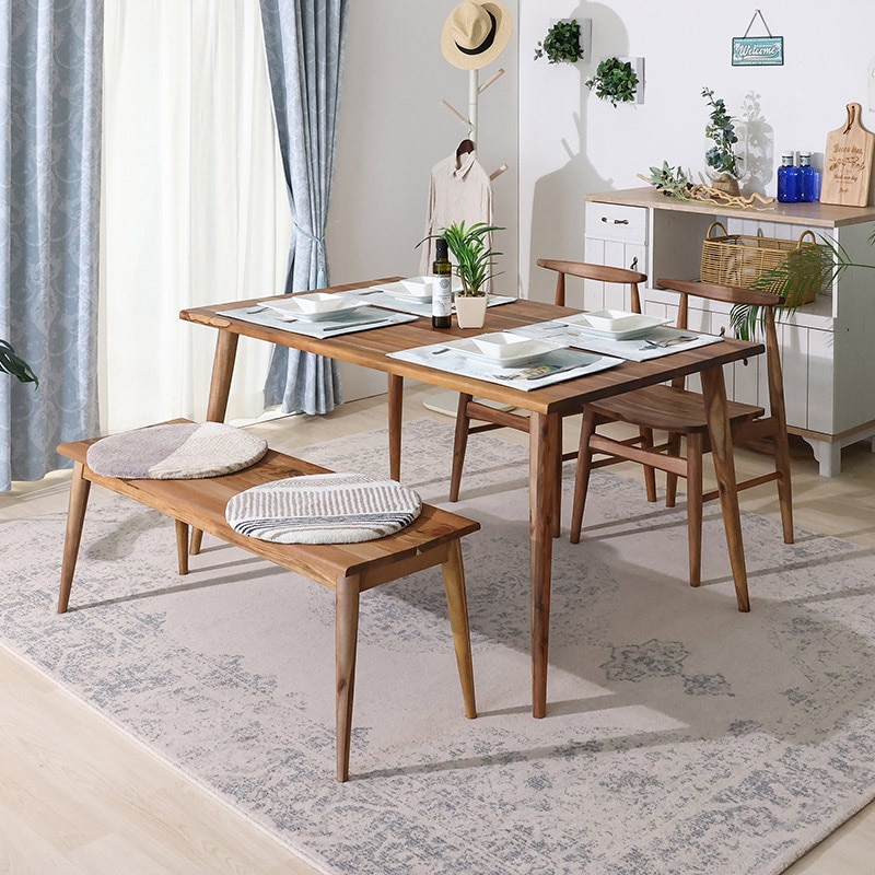 ダイニング4点セット サンディエゴ 135DT+DC+BC VT-NA【大型商品配送