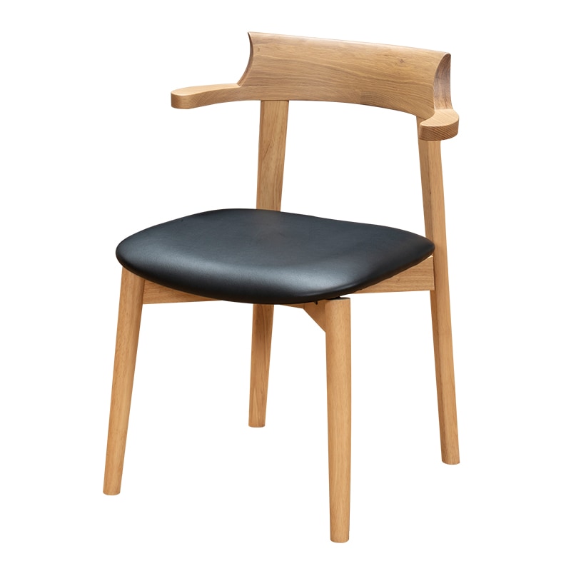 セミアームチェア Balder(バルドル)DC WOOD NA【大型商品配送】◇の