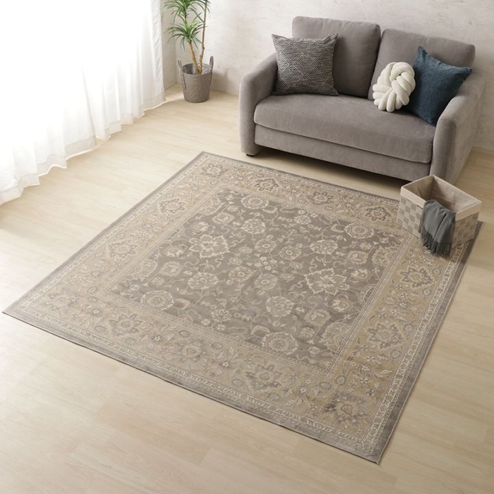 新品未使用品✨定価12,000円 アンティーク調モケットラグ 135×195cm モケットラグ IF レージャ -REIJA- ※3サイズ有【床暖・ホット
