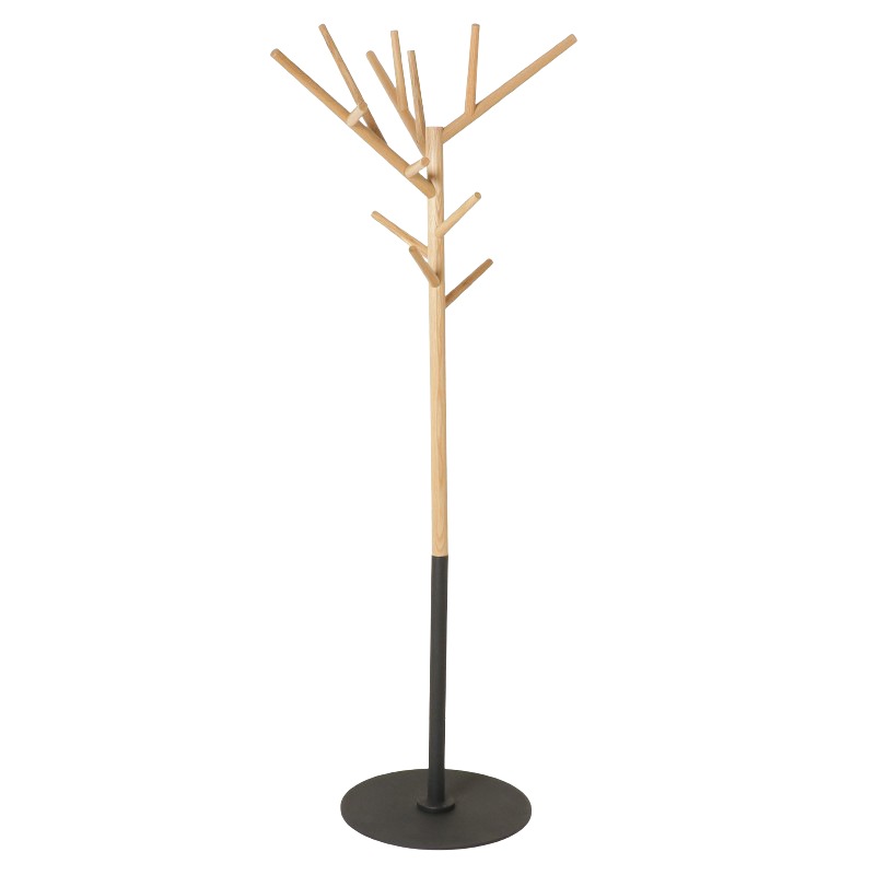 ポールハンガー アントラー OAK NA/BK【大型商品配送】の通販｜東京