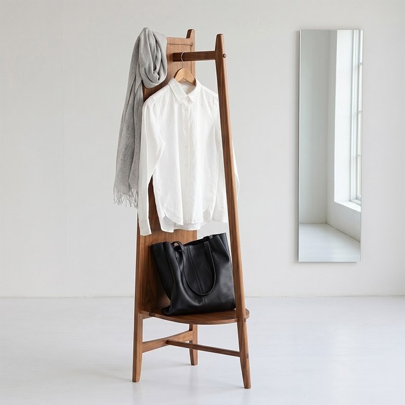 スタンドミラー M-3714BR Mirror Hanger -charl- 【お客様組立商品】の