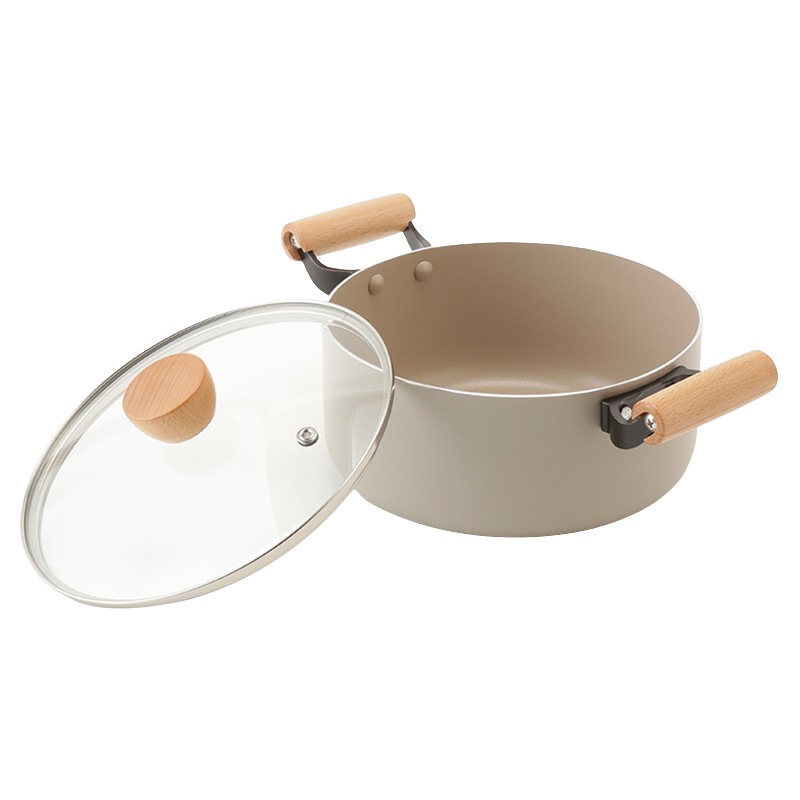 両手鍋 セラミール深型両手鍋20cm 【ガス・IH対応】 の通販｜東京