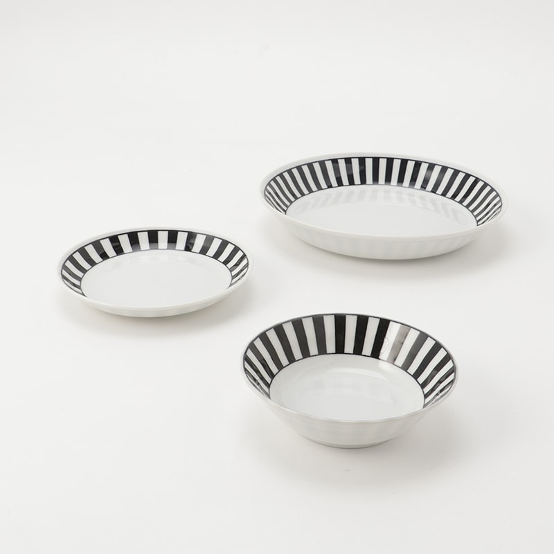 中皿 BL16440 NOVA ボーダーの通販｜東京インテリア公式通販