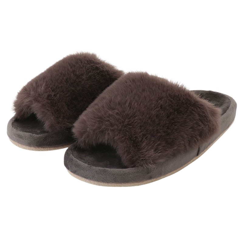 さらに値下げしました！JIL SANDER ファースリッパ ブラウン さらに値下げしました！JIL SANDER ファースリッパ ブラウン 円高還元