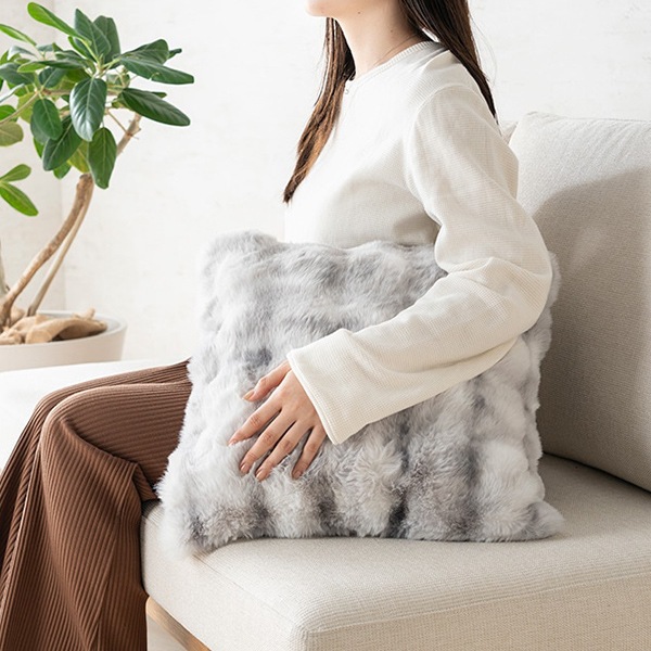 完売】クッションカバー IF ポコポコ グラデ 【if Home】□の通販