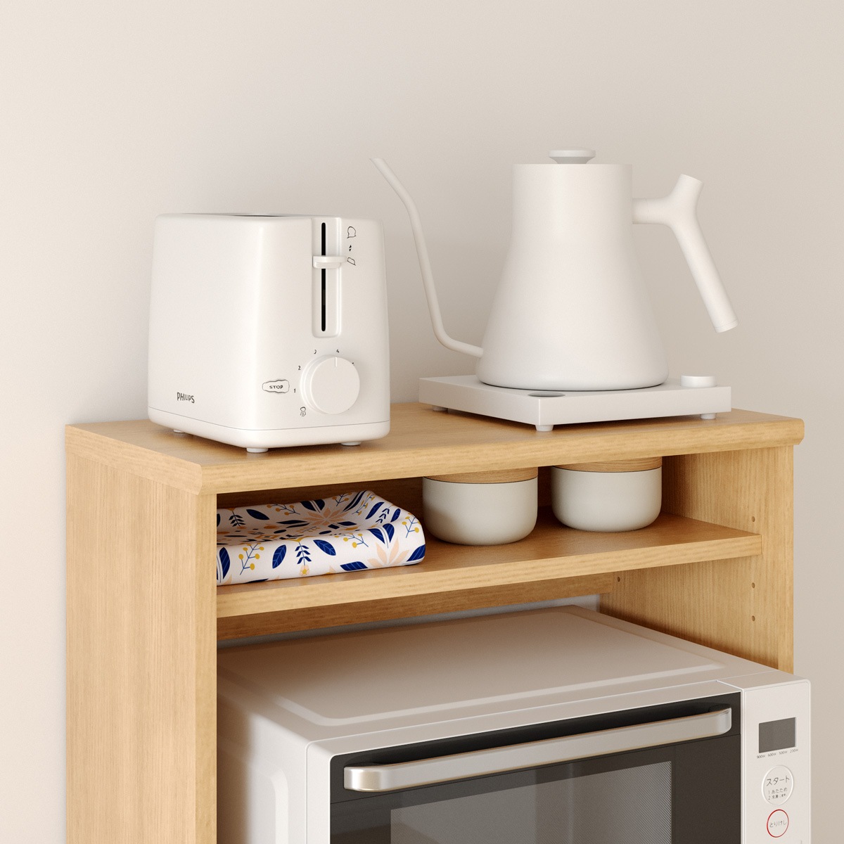 5月8日までの期間限定値下げ！】家電収納キャビネット ベアルモ BRM