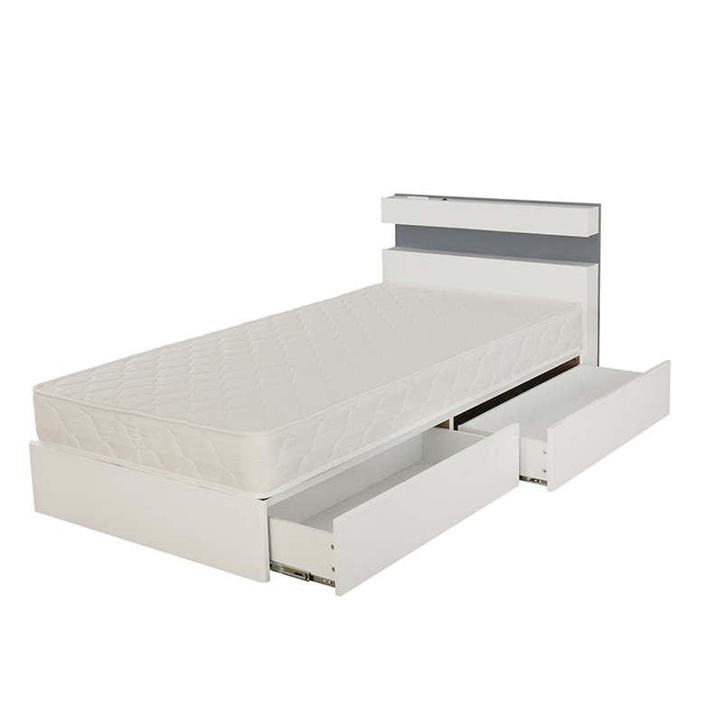 ベッドフレーム NライムBOX WH【大型商品配送】の通販｜東京インテリア